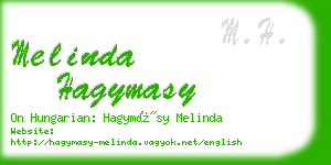 melinda hagymasy business card